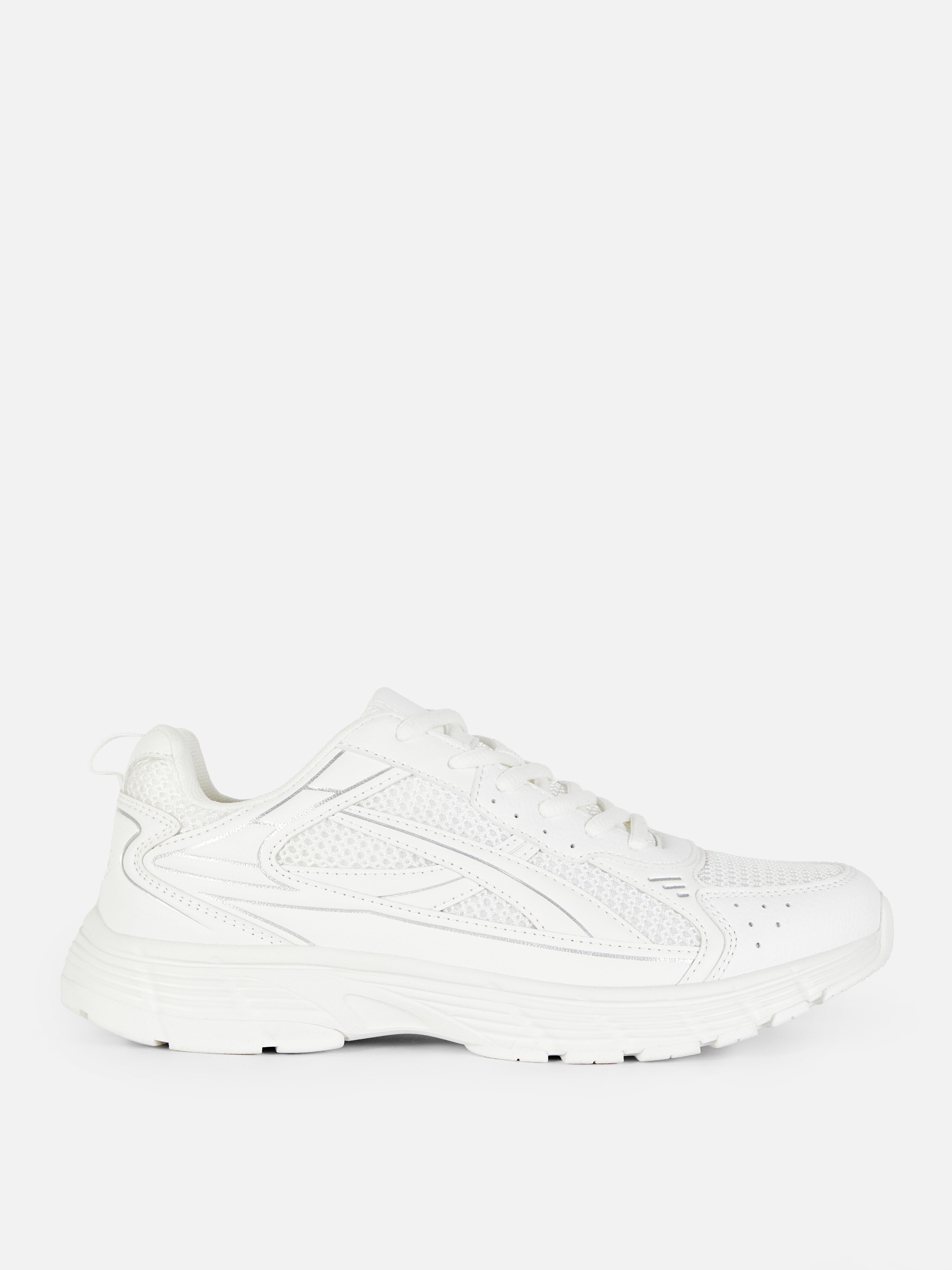 Sneakers met mesh inzetstukken Robuuste sneakers voor elke stijl