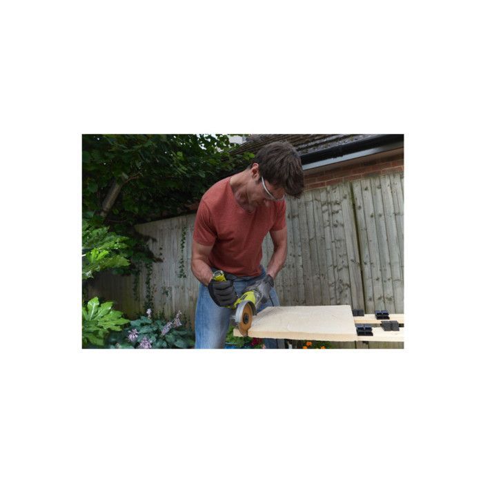Amoladora angular RYOBI - 1010 W - 125 mm - 1 maletín de almacenamiento - RAG1010-125TA6