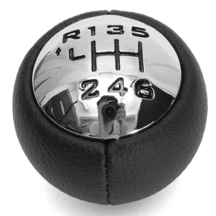 NEUFU 6-Vitesse Pommeau Levier Vitesse Pour Peugeot 307 308 3008 407 5008 807 Citroen C3 C4 C8