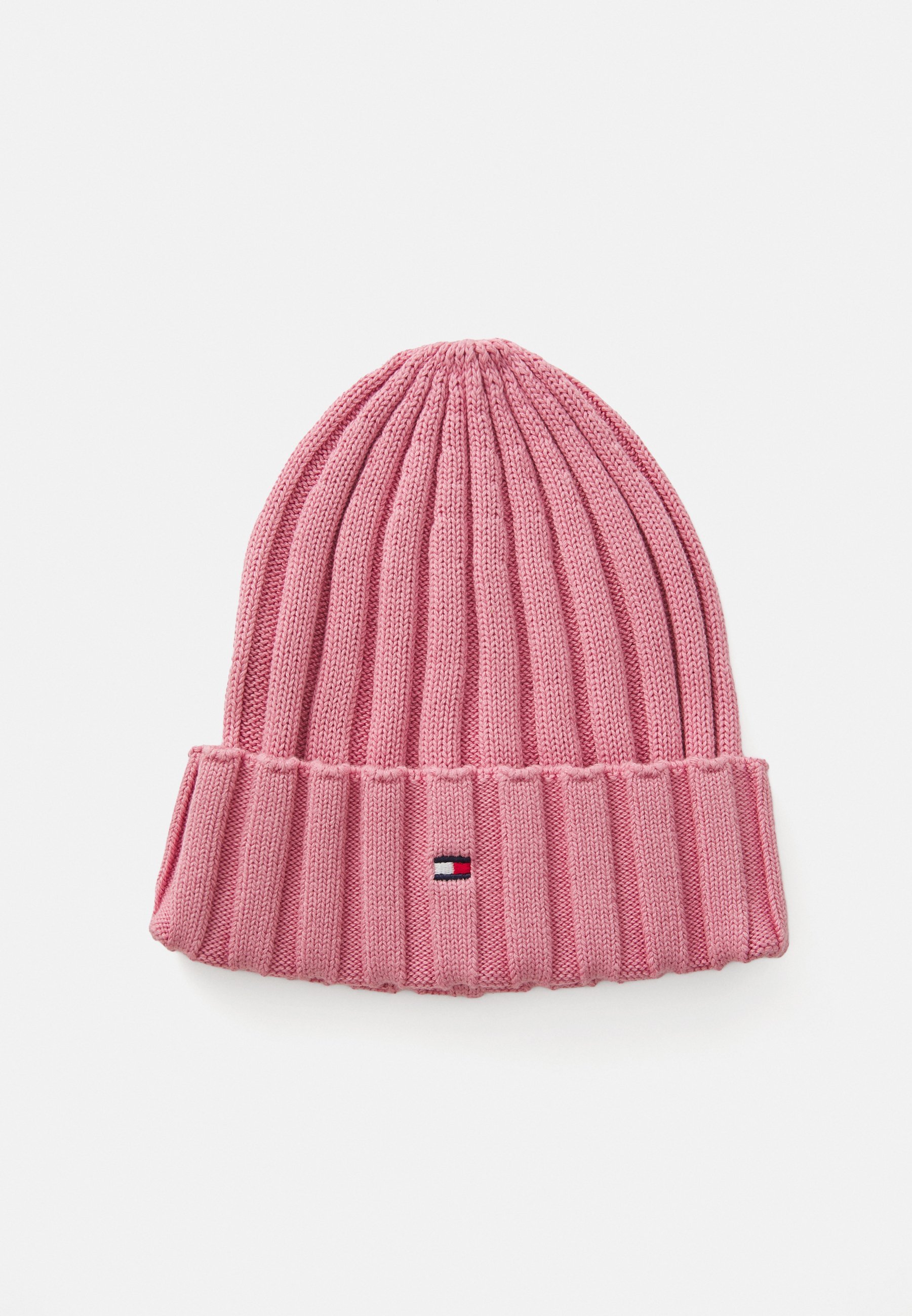 Tommy Hilfiger SMALL FLAG BEANIE UNISEX - Beanie - mystic pink