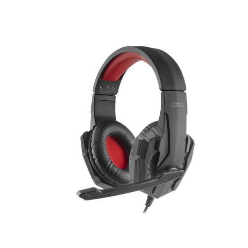 Ακουστικά Tacens Mars Gaming Mh020 με υποδοχή μικροφώνου-3.5mm μαύρο/κόκκινο