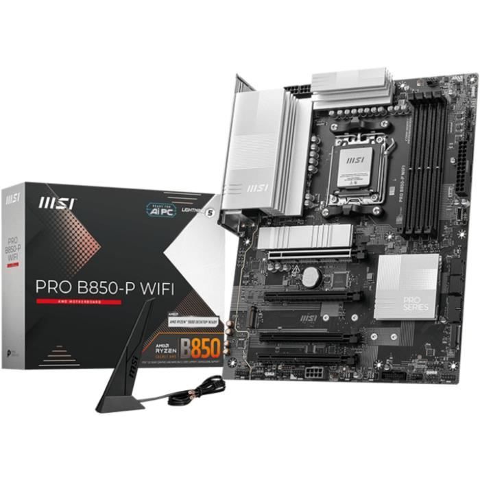 Motherboard - MSI - PRO B850-P WIFI - AM5 - DDR5 - Wi-Fi 7
