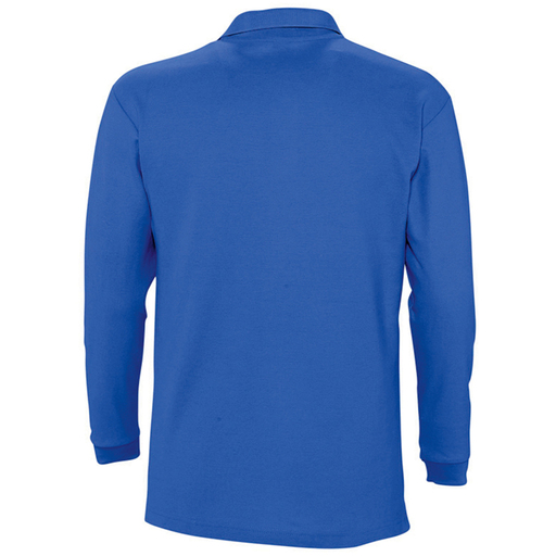  Sols Winter II effen polo met lange mouwen