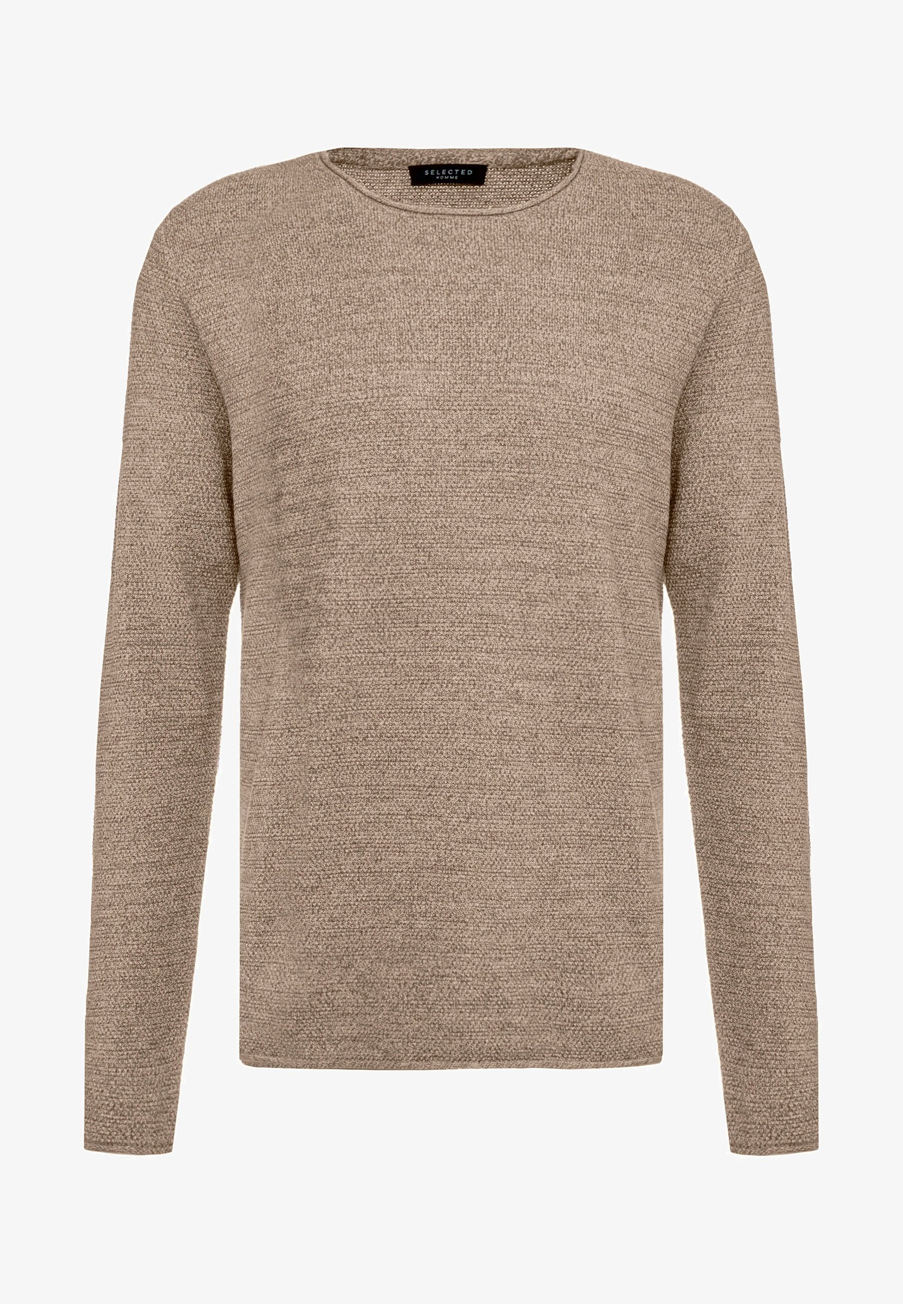 Selected Homme trui - lichtbruin