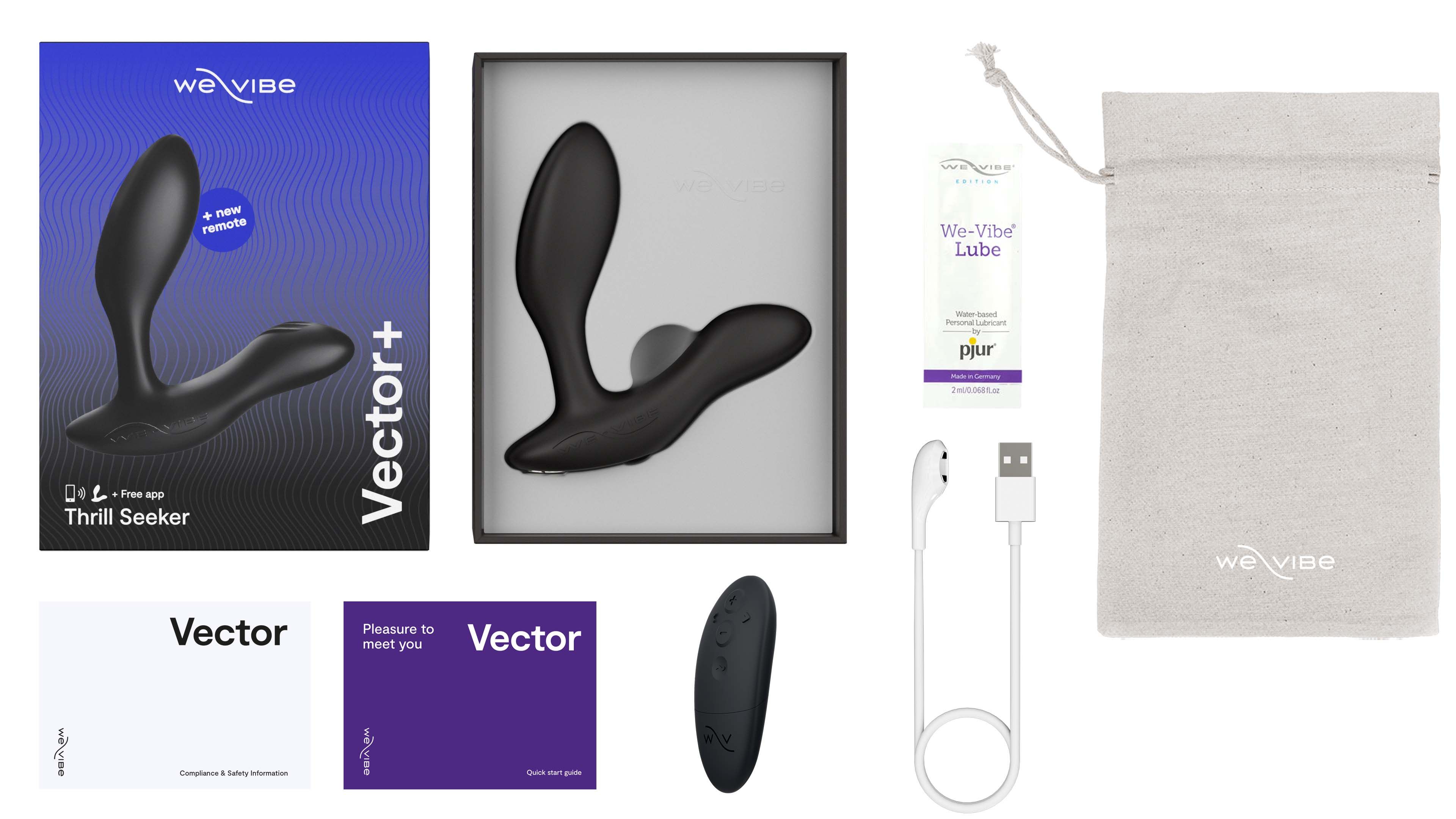„Vector Black“ masažuoklis Analiniai žaislai