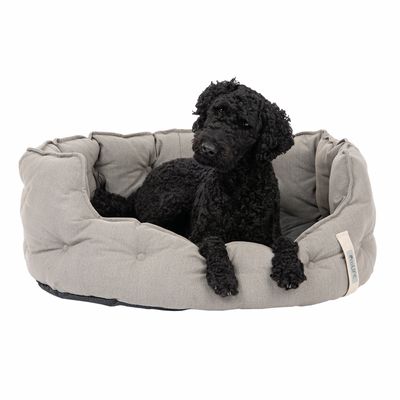 Gemütliches ecoLIFE Hundebett Grau