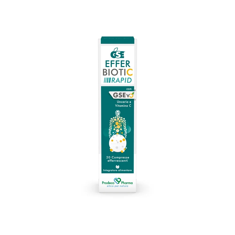 GSE Gse Efferbiotic Rapid 20 kihisevat tabletti toetavad füsioloogilist tasakaalu