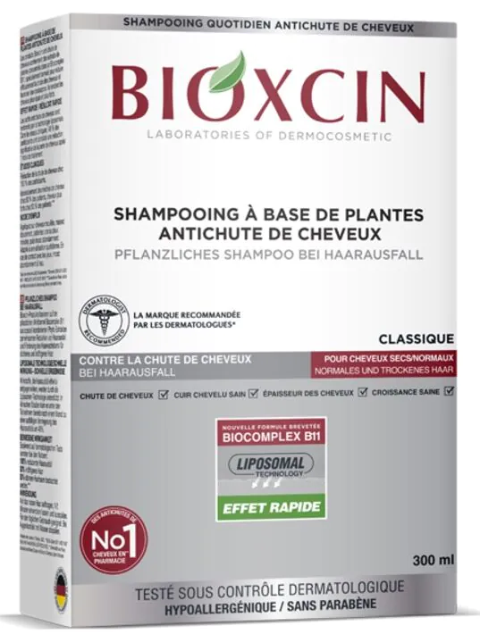 Bioxcin Classic Ziołowy szampon do włosów suchych i normalnych z tendencją do wypadania