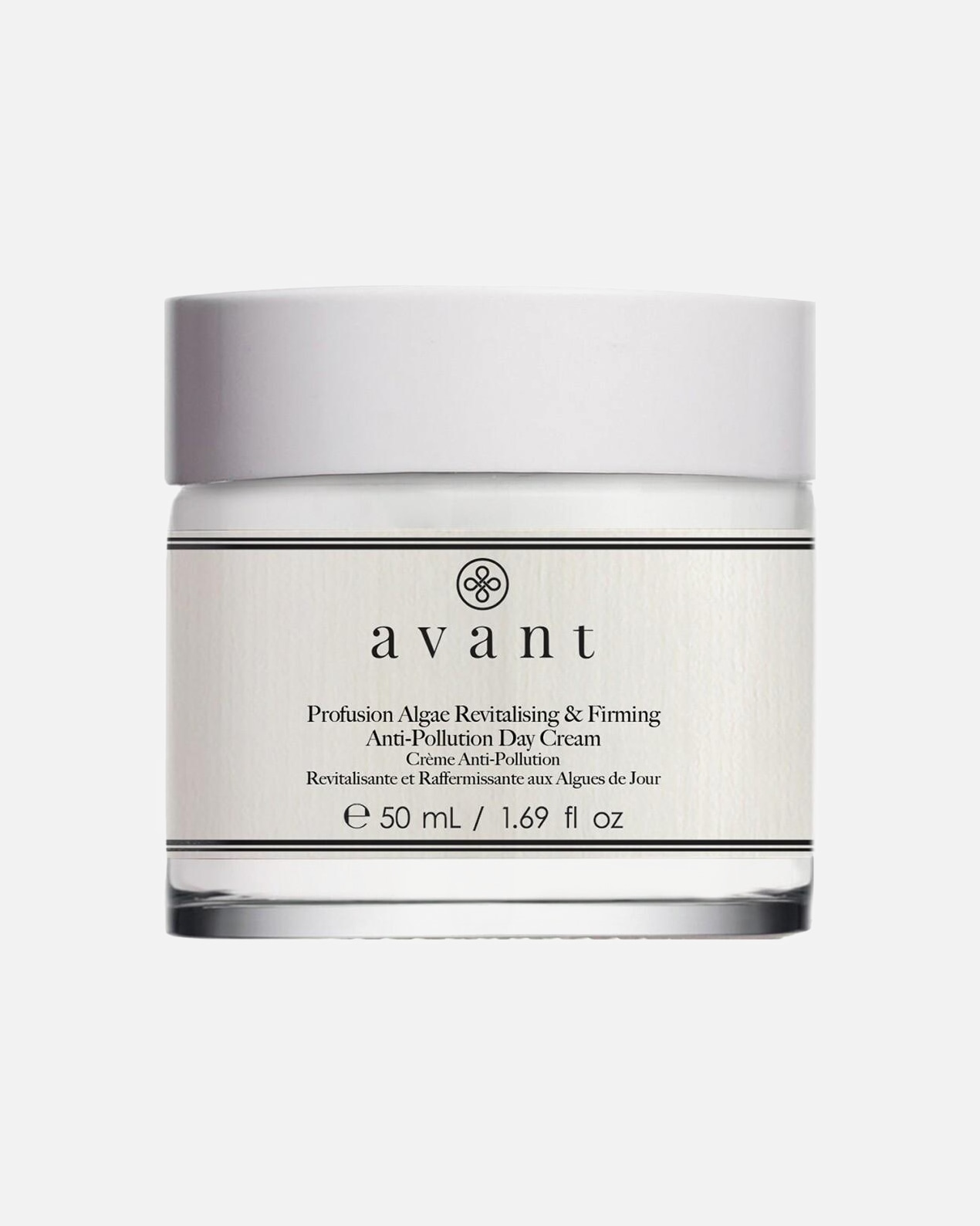 Crema de día Avant Skincare con protección antiedad y UV, extracto de algas, revitalizante, reafirmante y antipolución – 50 ml