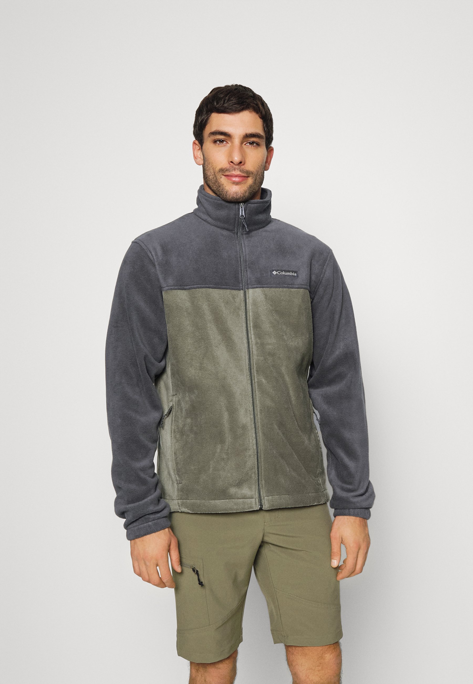 Columbia STEENS MOUNTAIN™ FULL ZIP - Fleecová bunda - black/green