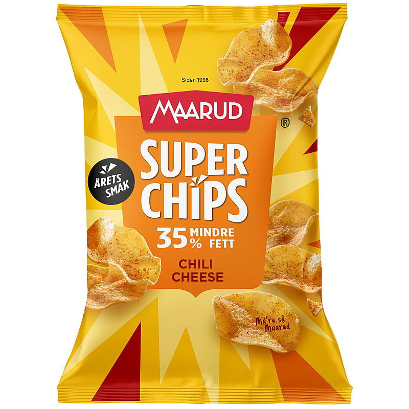 Maarud Superchips 140 g Chili ost Maarud