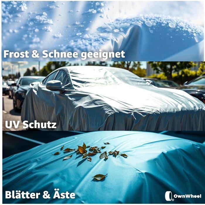 Universal waterproof car cover – car tarpaulin, garage cover & vehicle cover – 430 × 175 × 150 cm