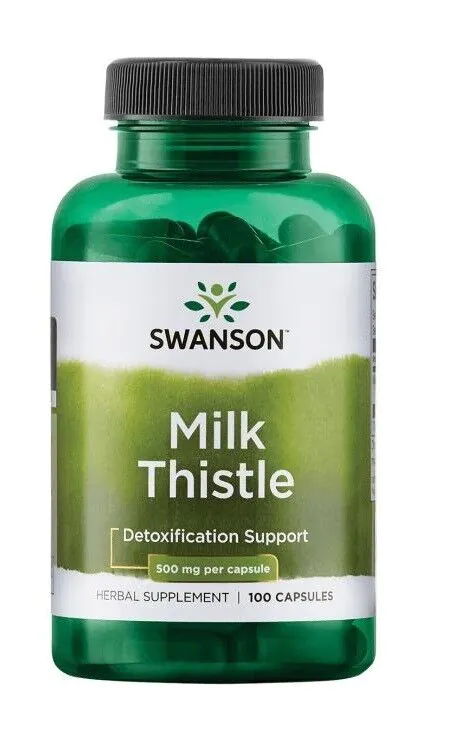 Swanson Full Spectrum Milk Thistle Preparat na wątrobę Kapsułki