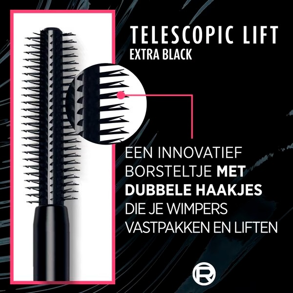 L'Oréal Paris Telescopic Lift Extra Black maskara<br>9,9 ml, vidno na TikToku