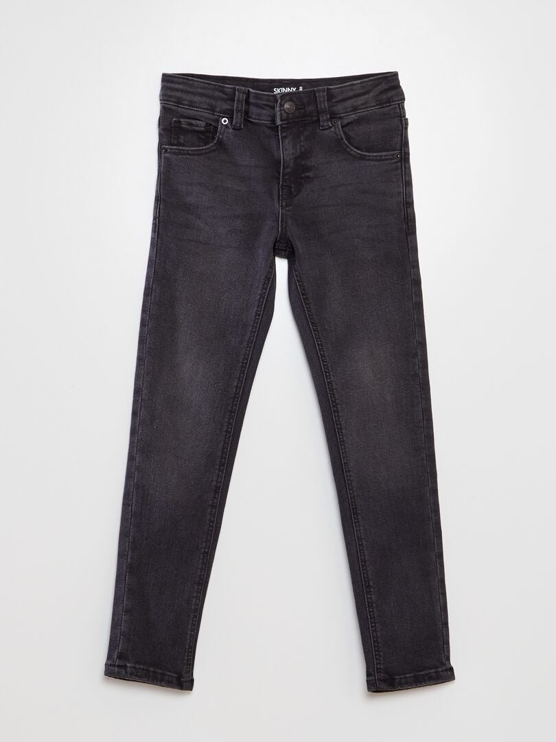 Calça jeans skinny - CINZA