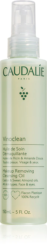 Caudalie Vinoclean Reinigingsolie voor het verwijderen van make-up van gezicht en oogcontour