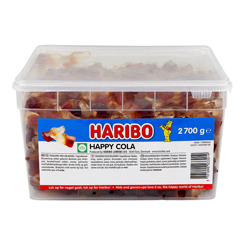 KnallGoodt Bottiglie Happy Cola Haribo 2,7 kg