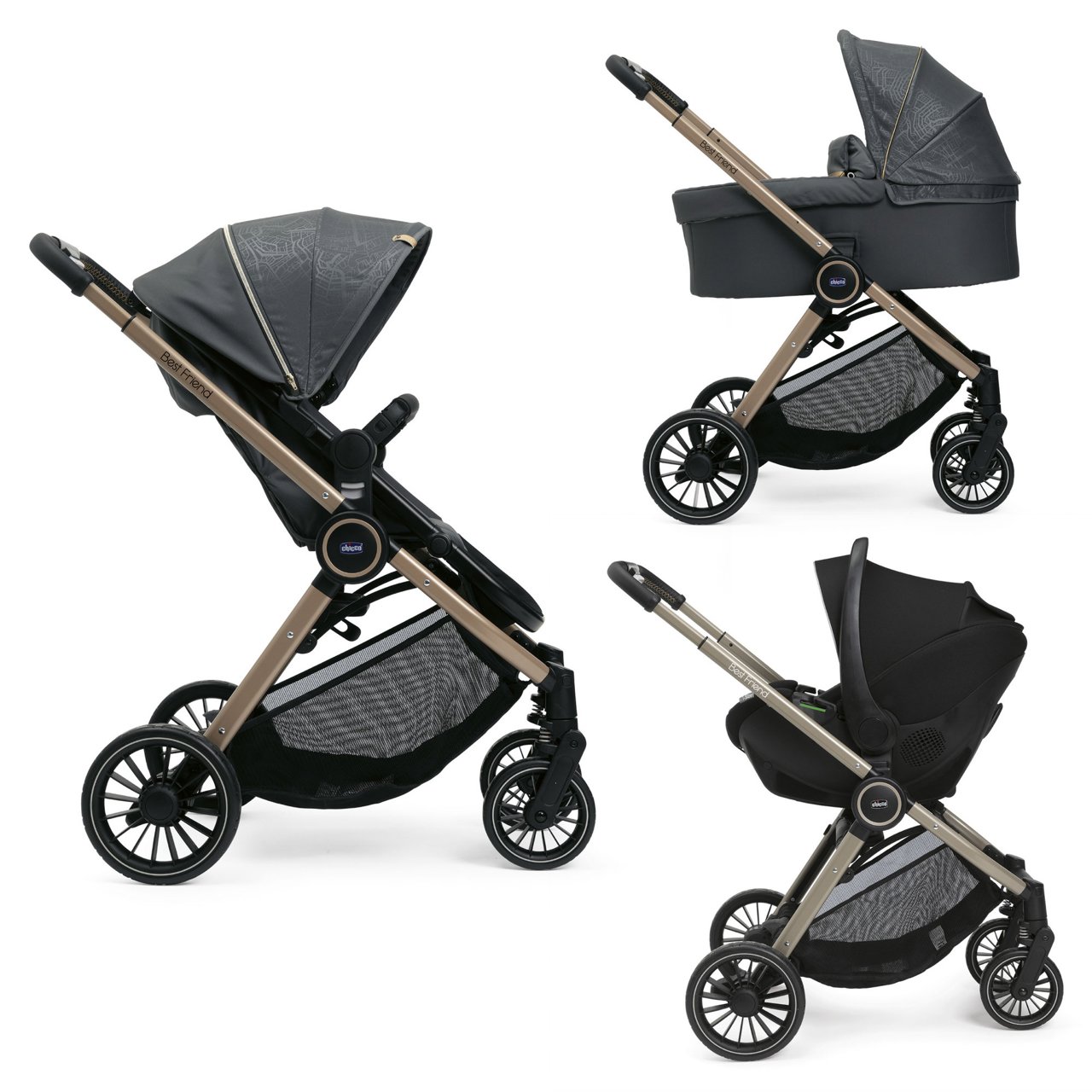 Mapa města Carrito Best Friend Pro Re Lux Eco+ s Kory Essential