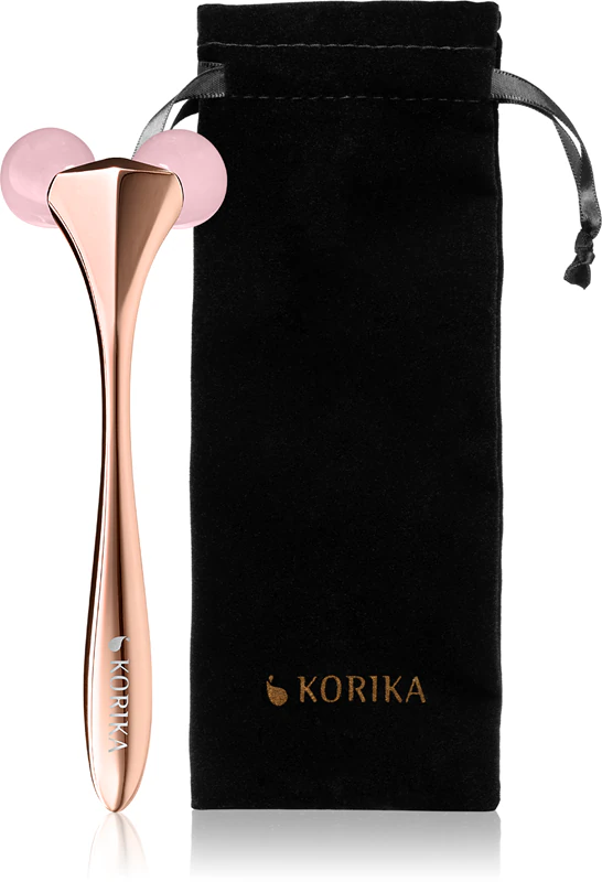 KORIKA Tools 3D Face Roller Pedra de Jade Rosa rolo de massagem facial