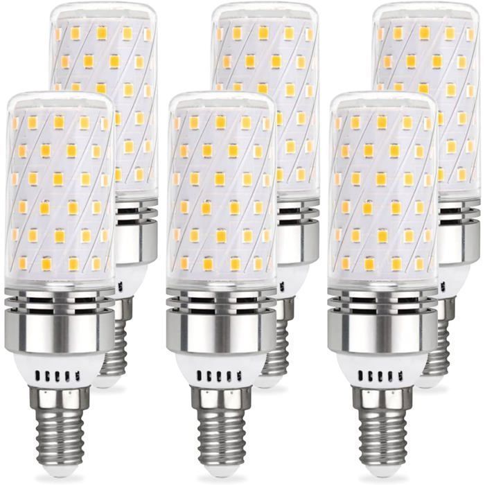 Bombilla LED E14 - NETBOAT - 16W - Blanco neutro 4000K - 1450LM - Juego de 6