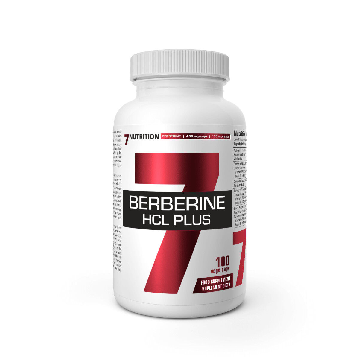7Nutrition Berberine HCL PLUS 100