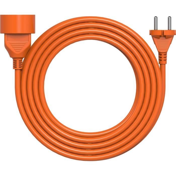 Rallonge extérieure - GAO - H05VV-F 2x1,5mm²- 50m, robuste, résistante