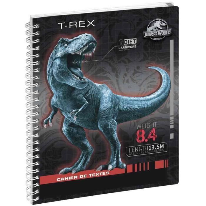 Cahier de textes Jurassic World Dinos