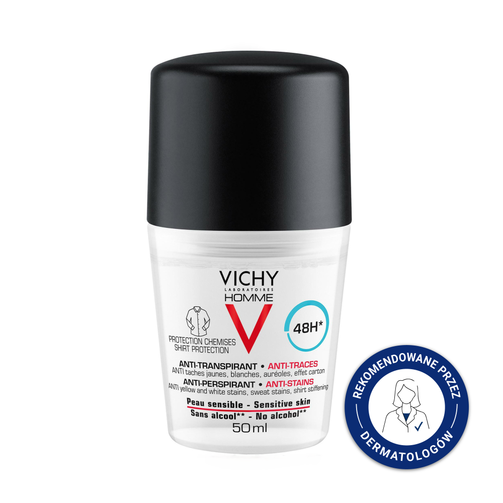 Vichy anti-transpirant met kulce 50ml Homme