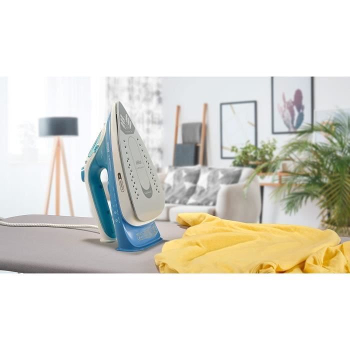 Fer à vapeur BRAUN FI3144 BL FreeStyle 3 - Semelle SuperCeramic - Puissance 2400 W - Vapeur constante 45 g/min