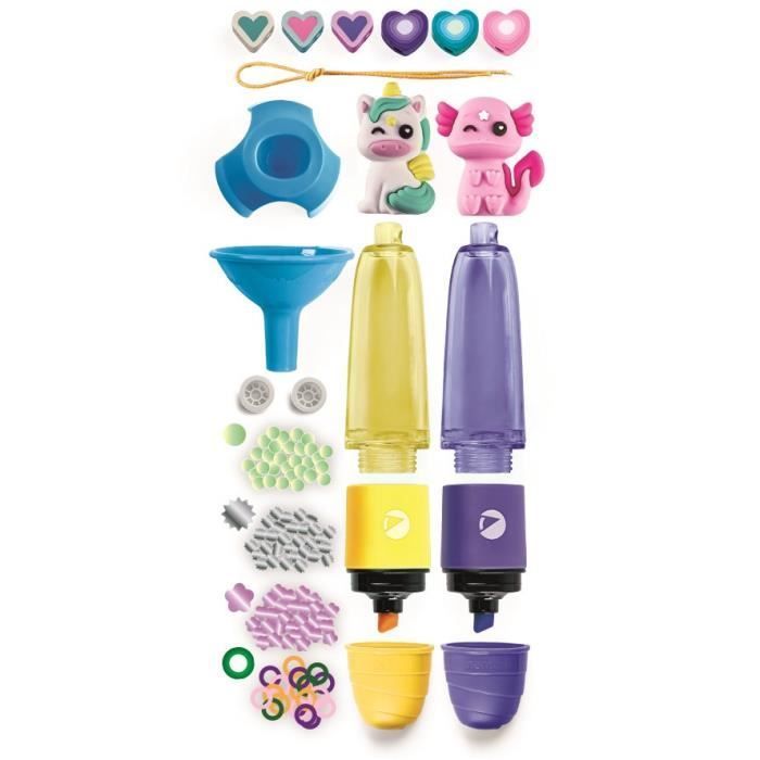 CLEMENTONI - Crea tus propios colores fluorescentes - Trendy Animals