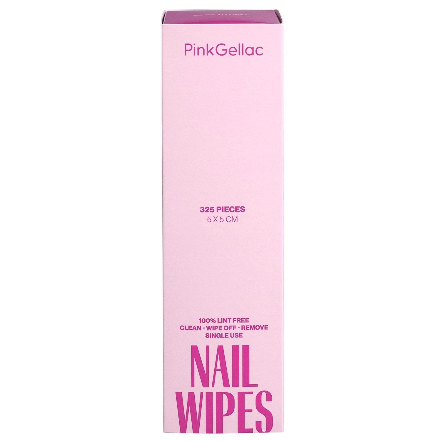 Komplet za nego nohtov Pink Gellac, robčki za nohte brez vlaken, 325 kosov – 1 kos