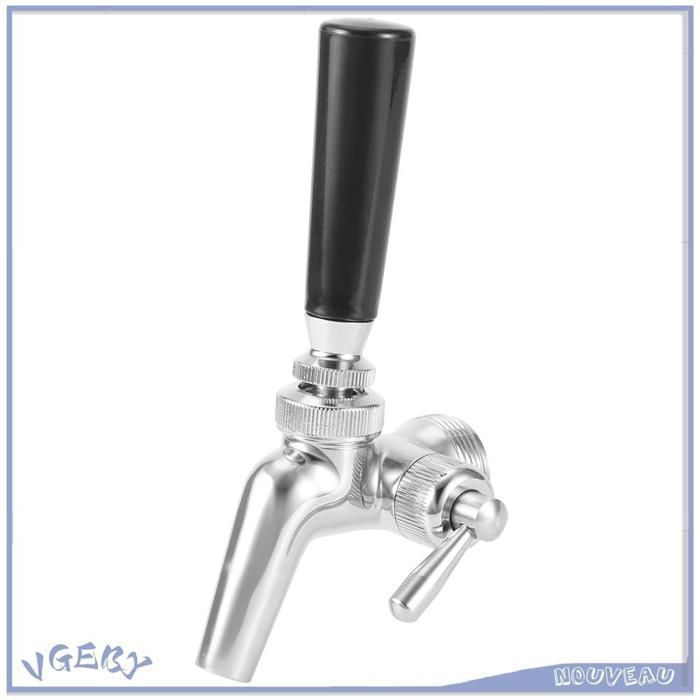 Rubinetto per fusto di birra Duokon, rubinetto regolabile, struttura in rame, set di accessori per birra artigianale