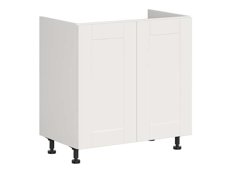 Szafka kuchenna pod zlewozmywak Edan 80 cm dwudrzwiowa biały canadian
