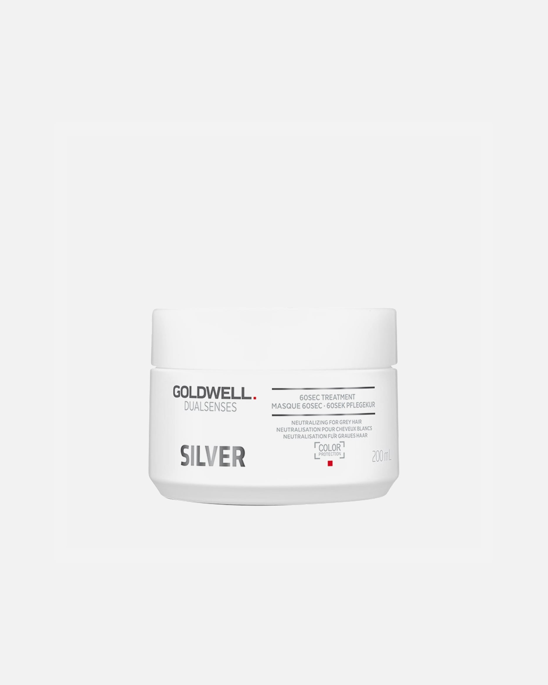 Tratamento capilar Goldwell Dualsenses Silver, tratamento de 60 segundos - 200 ml