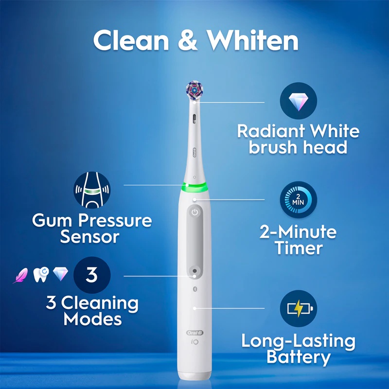 Električna zobna ščetka Oral-B iO3 Clean & White