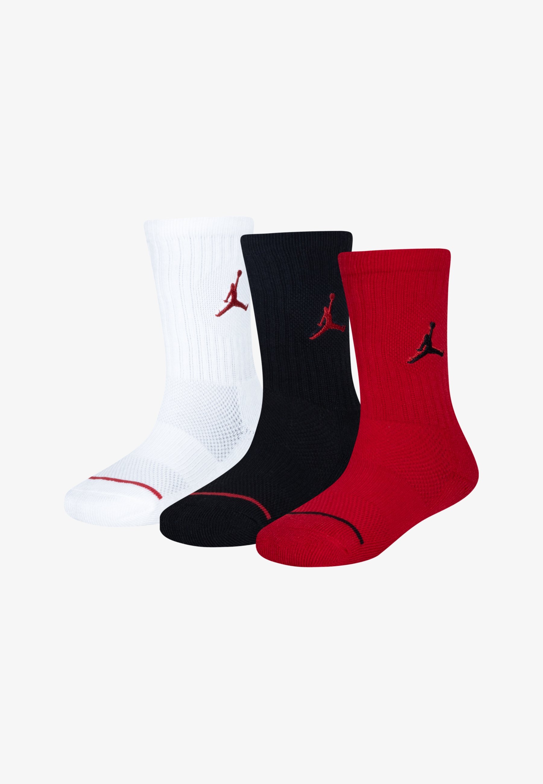 Jordan JUMPMAN CREW UNISEX LOT DE 3 - Chaussettes - rouge sport