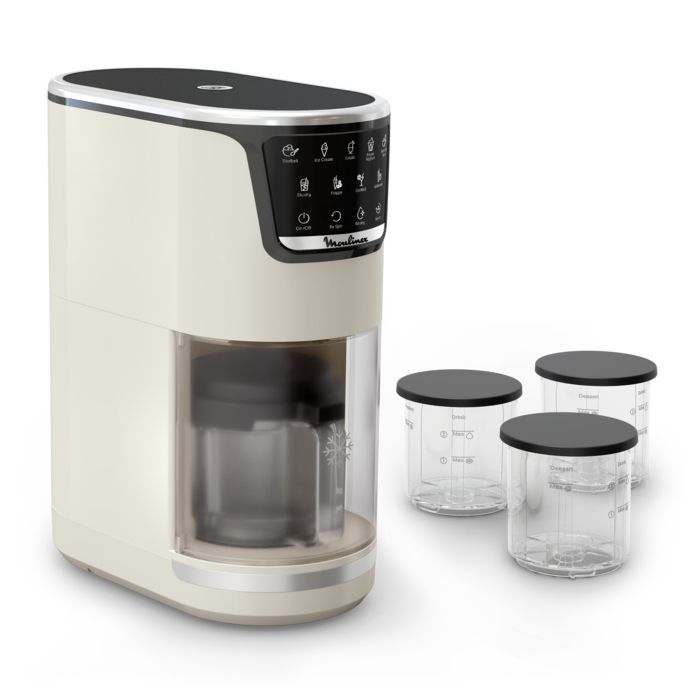 Moulinex Dolci, Machine à glaces, 10 programmes, MJ602AF0