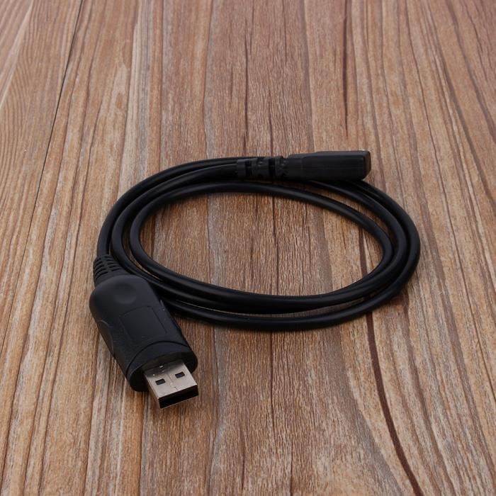 Cable de programación para walkie-talkie Vvikizy Qiilu, cable de programación de radio USB UV 5R para BaoFeng Wanhua