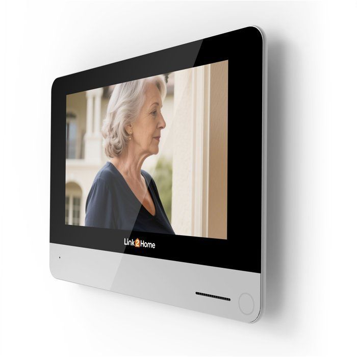 Videoportero WiFi con pantalla - LINK2HOME - Pantalla táctil de 7