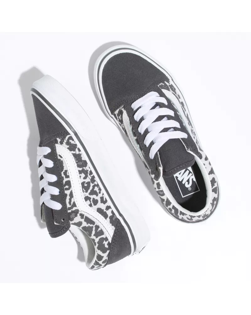 Kids Snow Leopard Old Skool Shoe