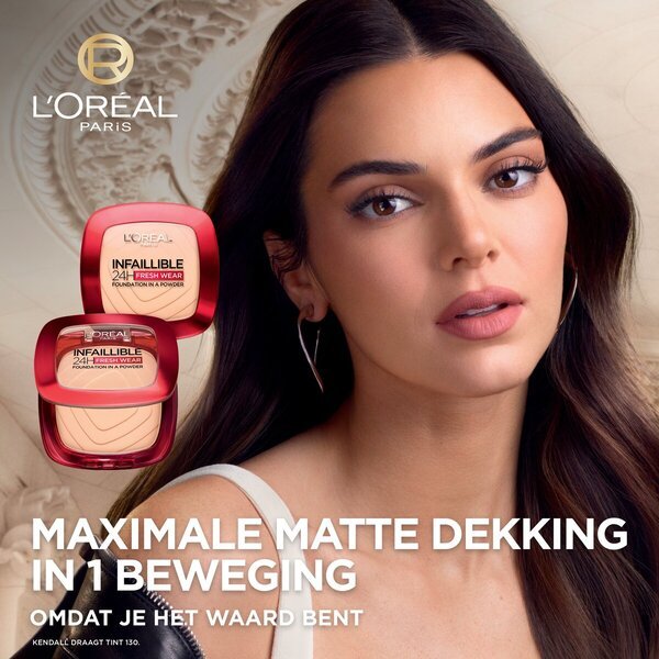 L'Oréal Paris Infaillible 24H Fresh Wear 20 Ivory пудер у праху 9 г