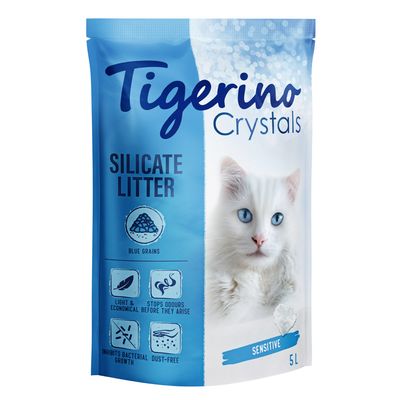 Tigerino Crystals Kolorowy żwirek dla kotów - delikatny, bezzapachowy