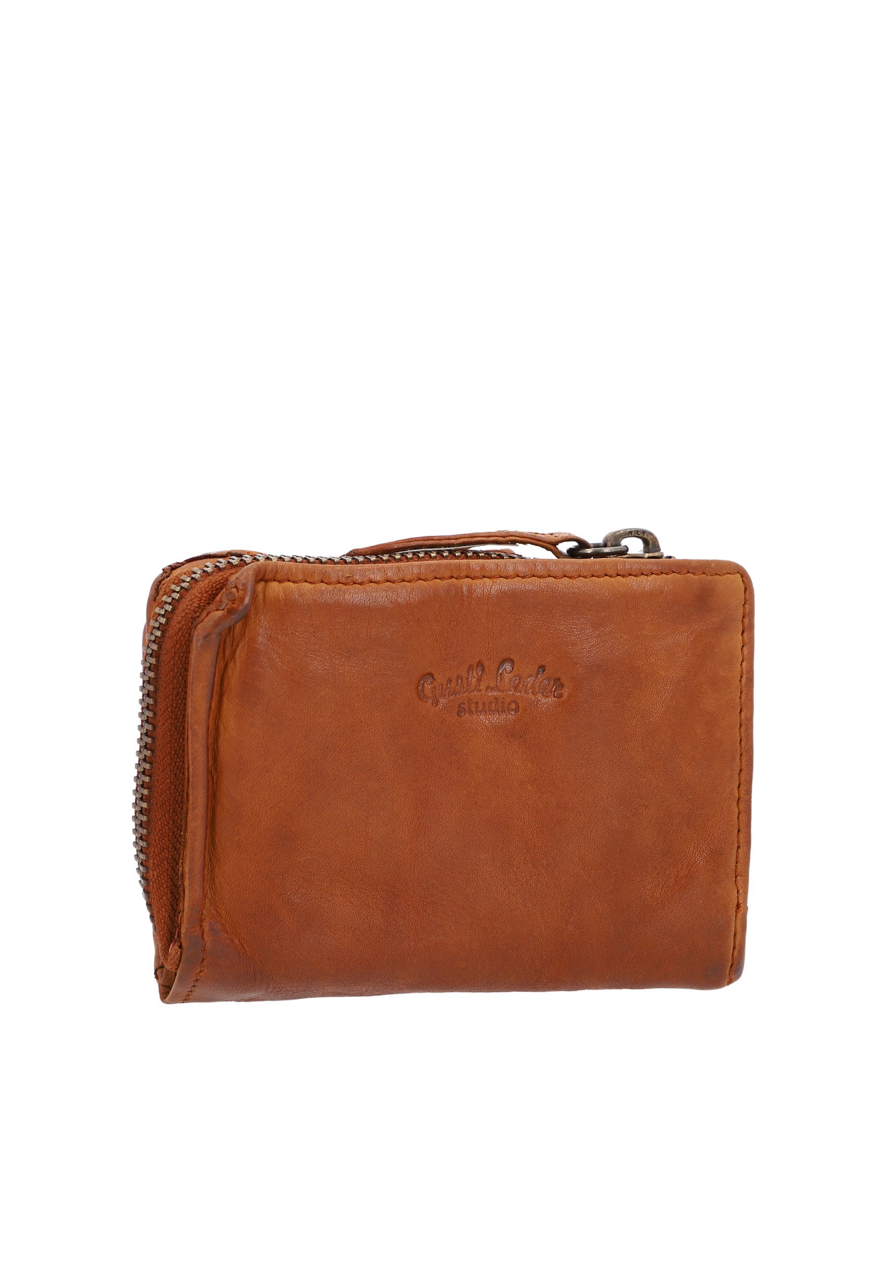 Gusti Leder AVNI - Portemonnee - cognac