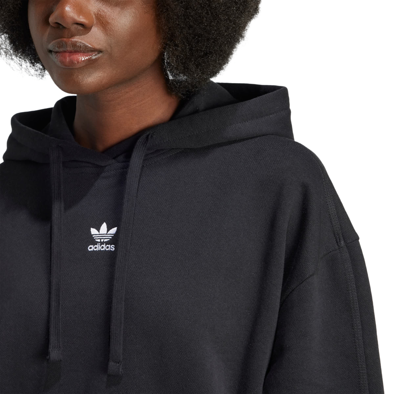 Mikina s kapucí adidas Essentials Loose French Terry