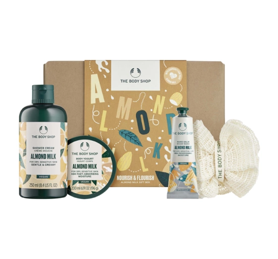 THE BODY SHOP ALMOND MILK ZESTAW PREZENTOWY