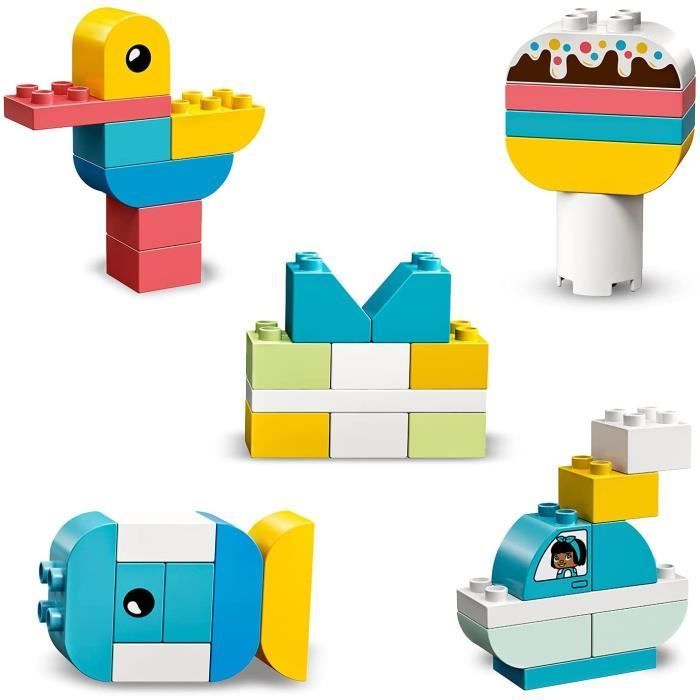 Jeu de construction - LEGO - Duplo 10909 Classic La Boîte Coeur Premier Set - Adapté aux tout-petits - Coloré