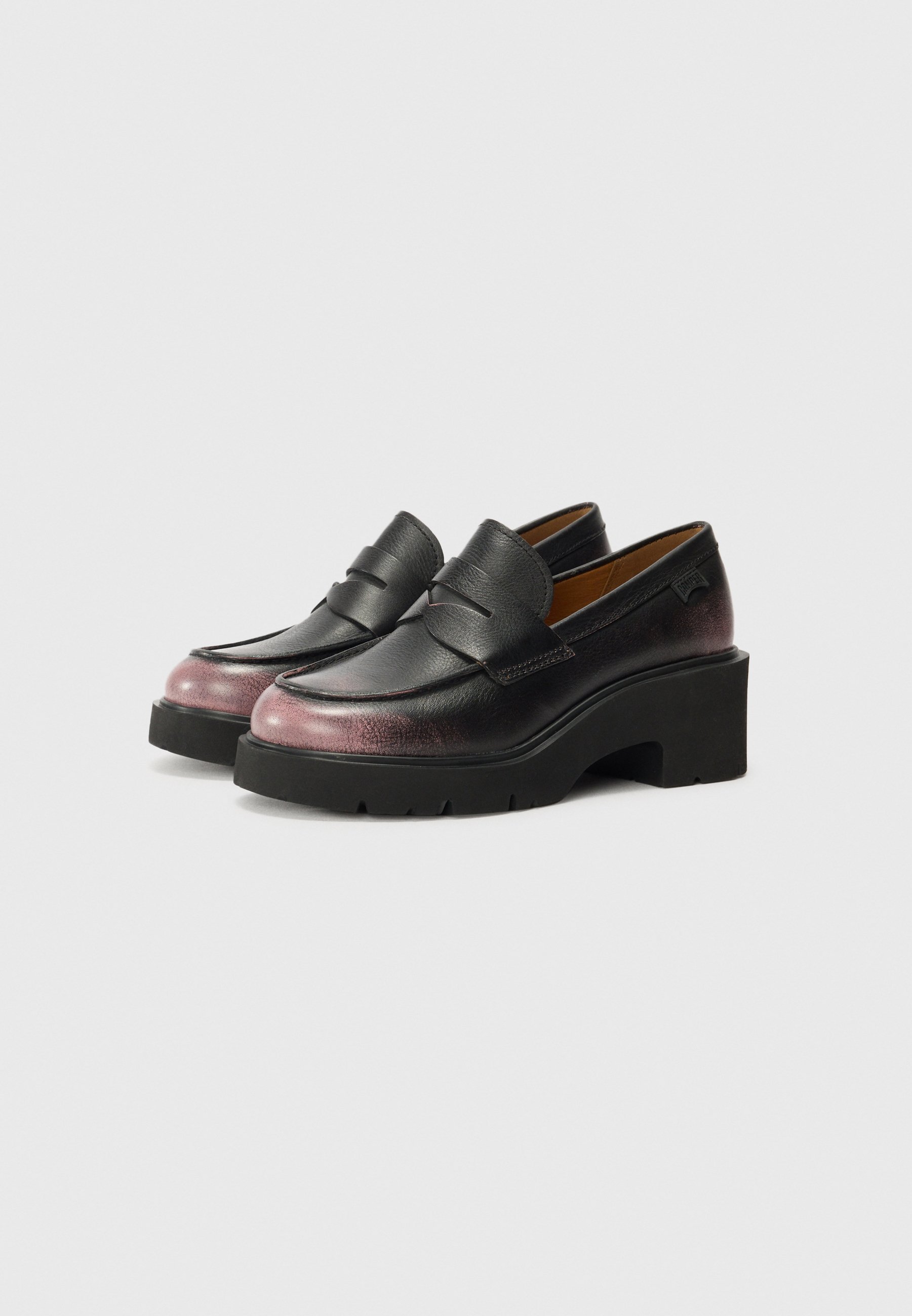 Camper MILAH - Plateauhakken - zwart/mauve