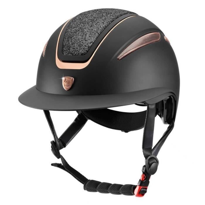 Tattini Ariete Riding Helmet - Black - M