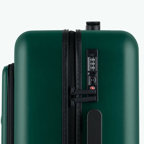 Cabaia Walizka twarda PVG Boulogne Green na 4 kółkach