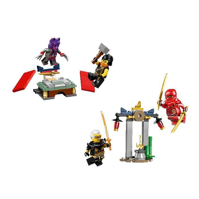 LEGO Ninjago 30650 Kai und Rapton: Tempelkampf & Turnier-Trainingszentrum (Geschenke ab 6 Jahren)